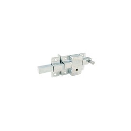 Cerradura izq barra fija llave tetra cromo brillante Lock