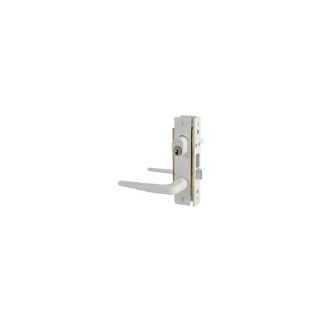 Cerradura aluminio basic doble color blanco Lock