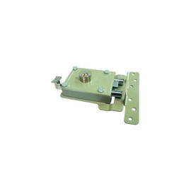 Cerradura De Sobreponer Mod 650 Placa Soldable Clasica Derecha Acabado Beige