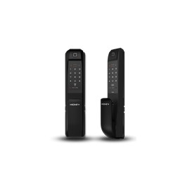 Cerradura Digital Hione Push Pull Mod H-7090 Acabado Negro